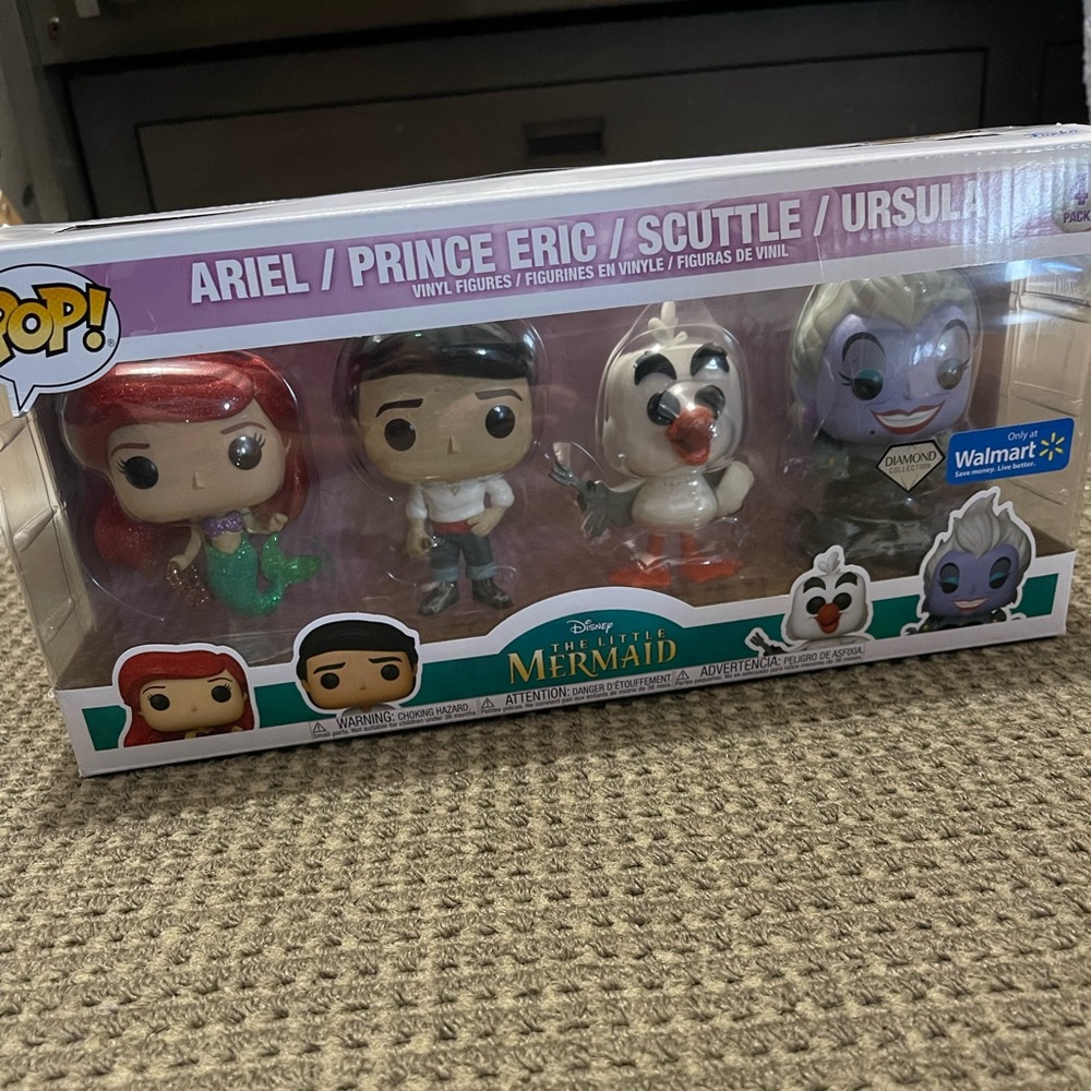 The Little Mermaid Funko set